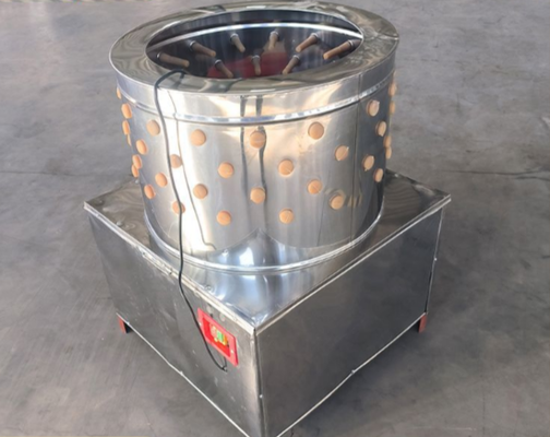 XDEM Commercial Chicken Plucker Machine 60 Barrel Stainless Steel Poultry Depilator for Chicken Duck Goose Automatic Feather Removing Machine