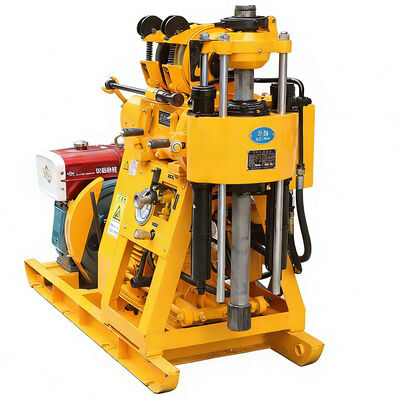 XY-1 High Speed Geological Core Drilling Rig 100m Depth Spindle Rotary Exploration Drill Machine For Soil Sampling Water Well Grouting Blasting Hole Drilling Equipment