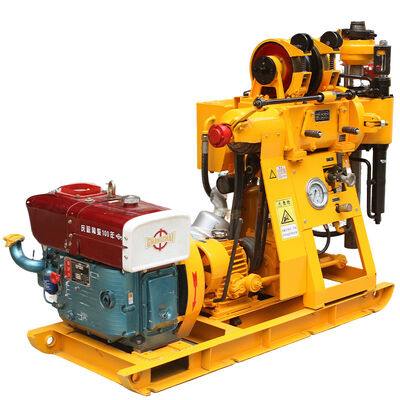 XY-1 High Speed Geological Core Drilling Rig 100m Depth Spindle Rotary Exploration Drill Machine For Soil Sampling Water Well Grouting Blasting Hole Drilling Equipment