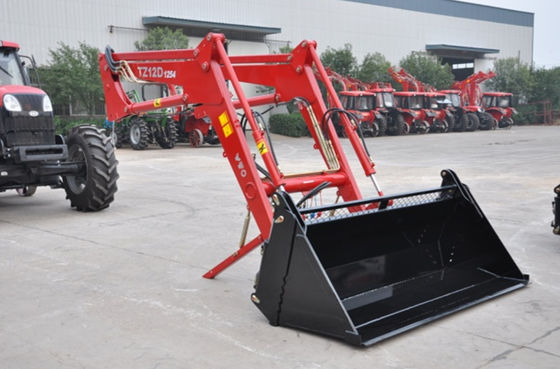 TZ04D Farm Tractor Attachments , 0.16m3 Tractor Front End Loader Bucket