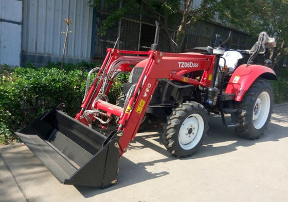 TZ04D Farm Tractor Attachments , 0.16m3 Tractor Front End Loader Bucket