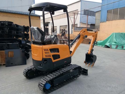 2000rmp 2 Ton Mini Excavator , 20hp Walk Behind Mini Excavator