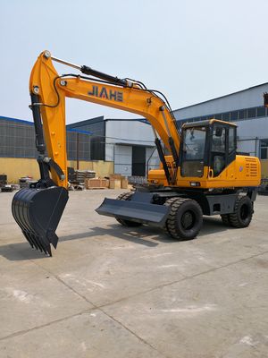 32km/H 13.5ton Wheel Loader Excavator With 4 Cylinder