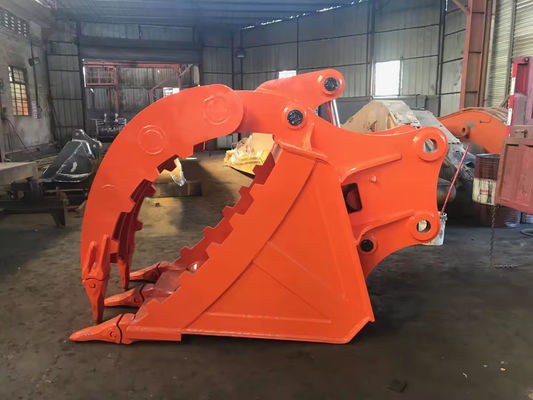 Hot Selling Excavator Hydraulic Thumb Bucket Excavator Clamp Bucket From 3 ton to 40 Ton Digger for Sale