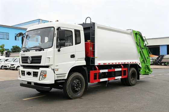 12m³ XDEM Dongfeng D9 Rear Loader Waste Compactor Truck