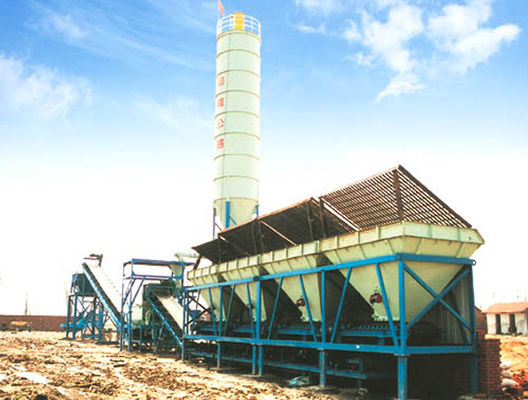 500t/H 144kw Wet Batch Concrete Plant Road Construction Machinery