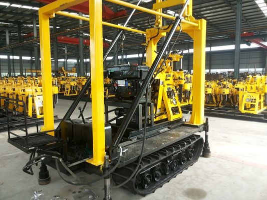 Hydraulic 570r/Min 160m Well Drilling Machine With Air Operated
