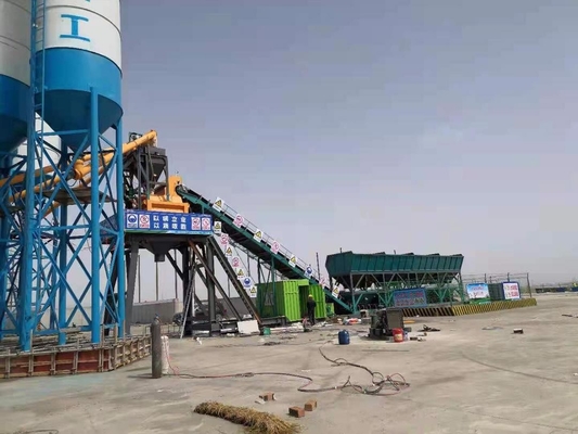 XDEM HZS60 Mobile Concrete Batching Plant 60cubic Meter Per Hour